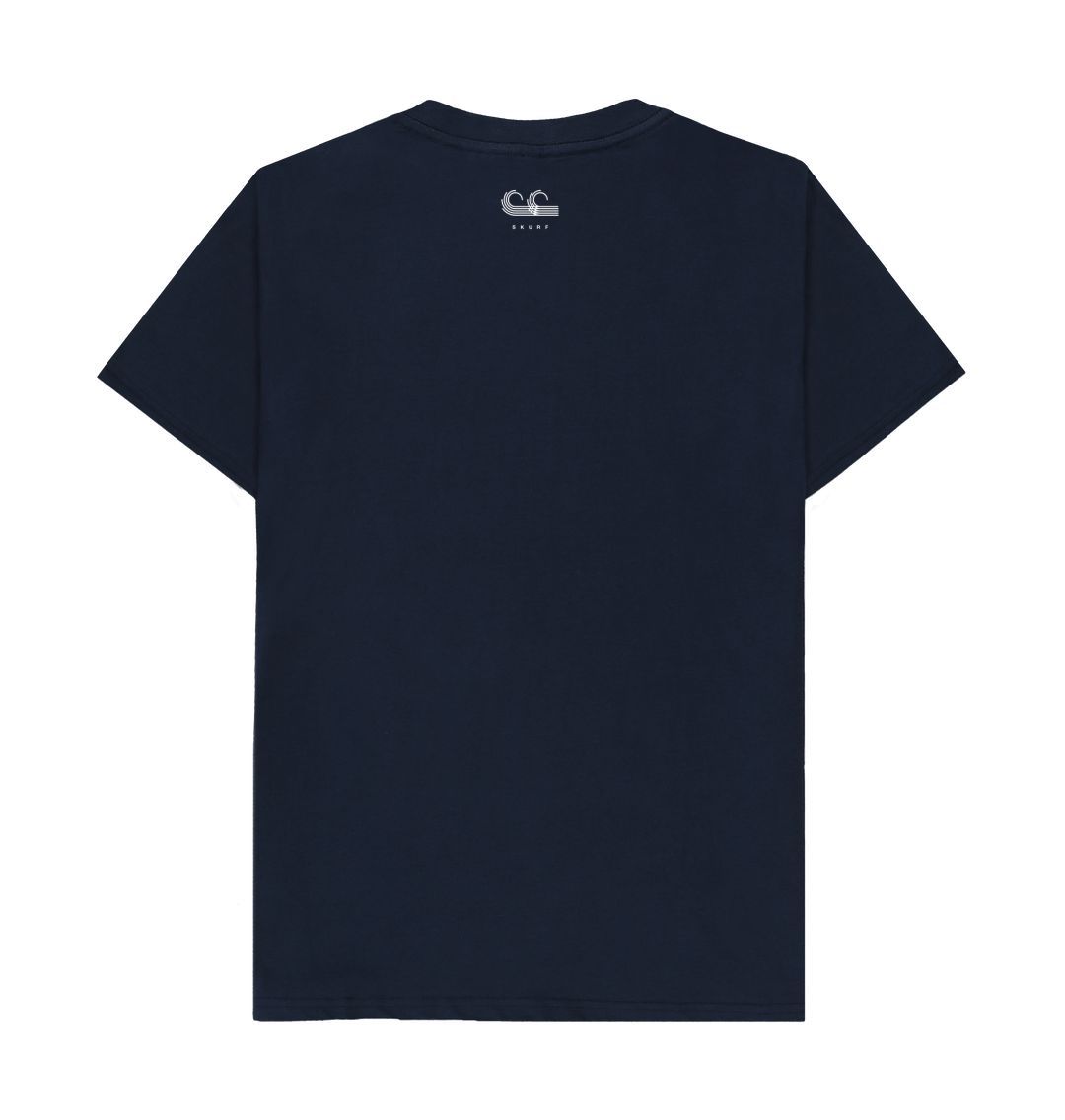 Navy Blue Men's skate tee ollie