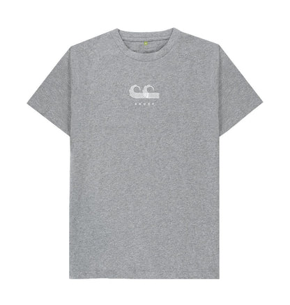 Athletic Grey Men's tee white logo