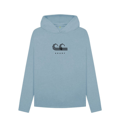 Stone Blue SKURF Relaxed Womens Hoodie