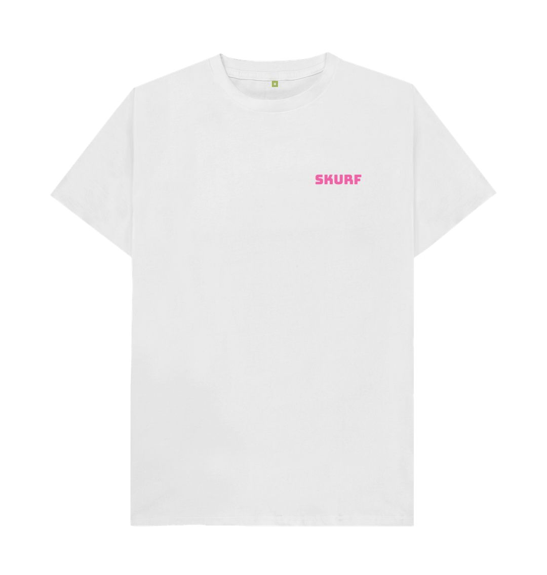 White SKURF TEE RETRO