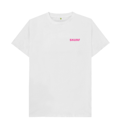 White SKURF TEE RETRO