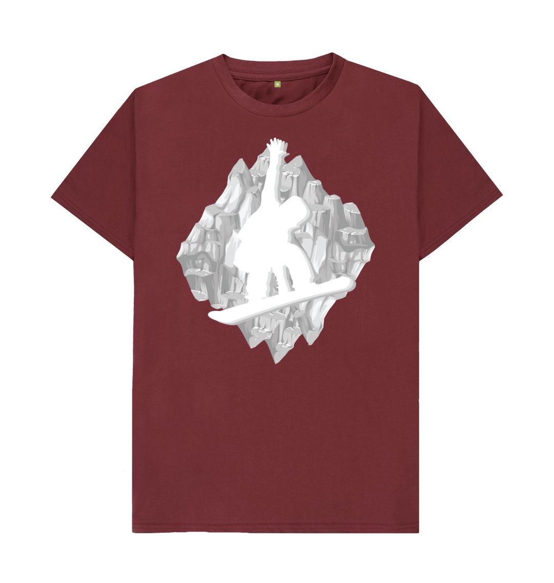 Red Wine Men's ski tee