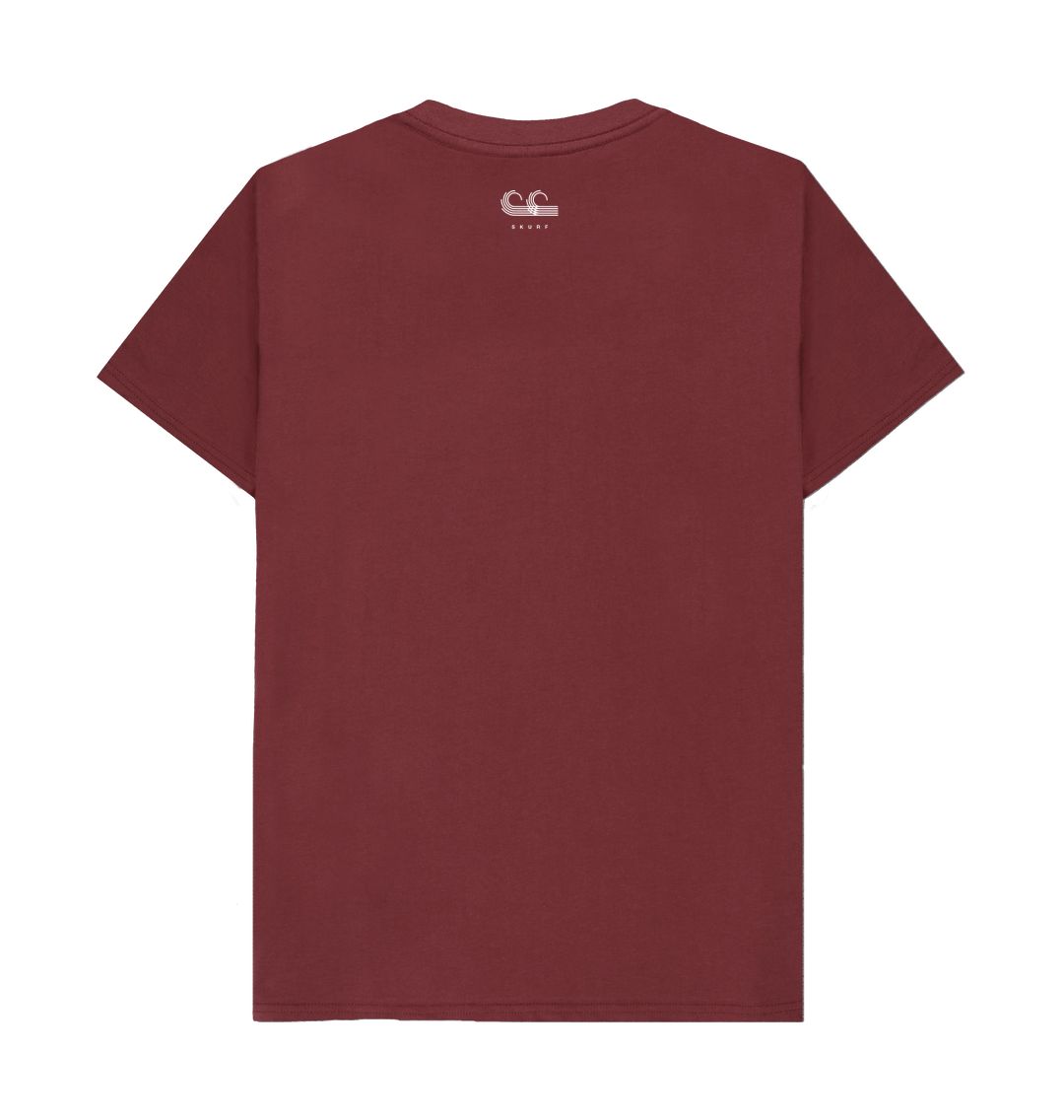 Red Wine Men's skate tee ollie