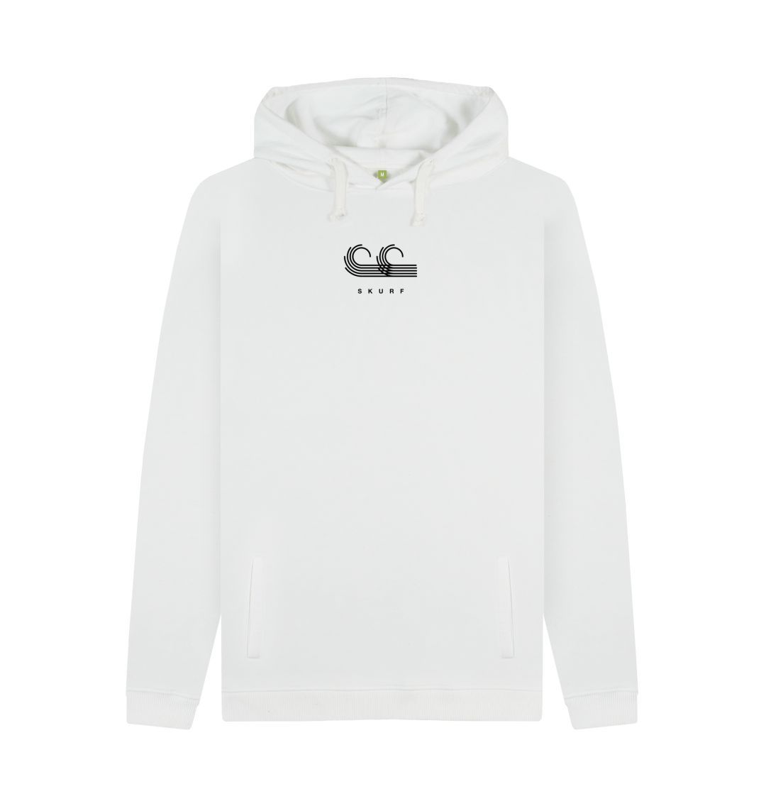 White SKURF Mens Hoodies