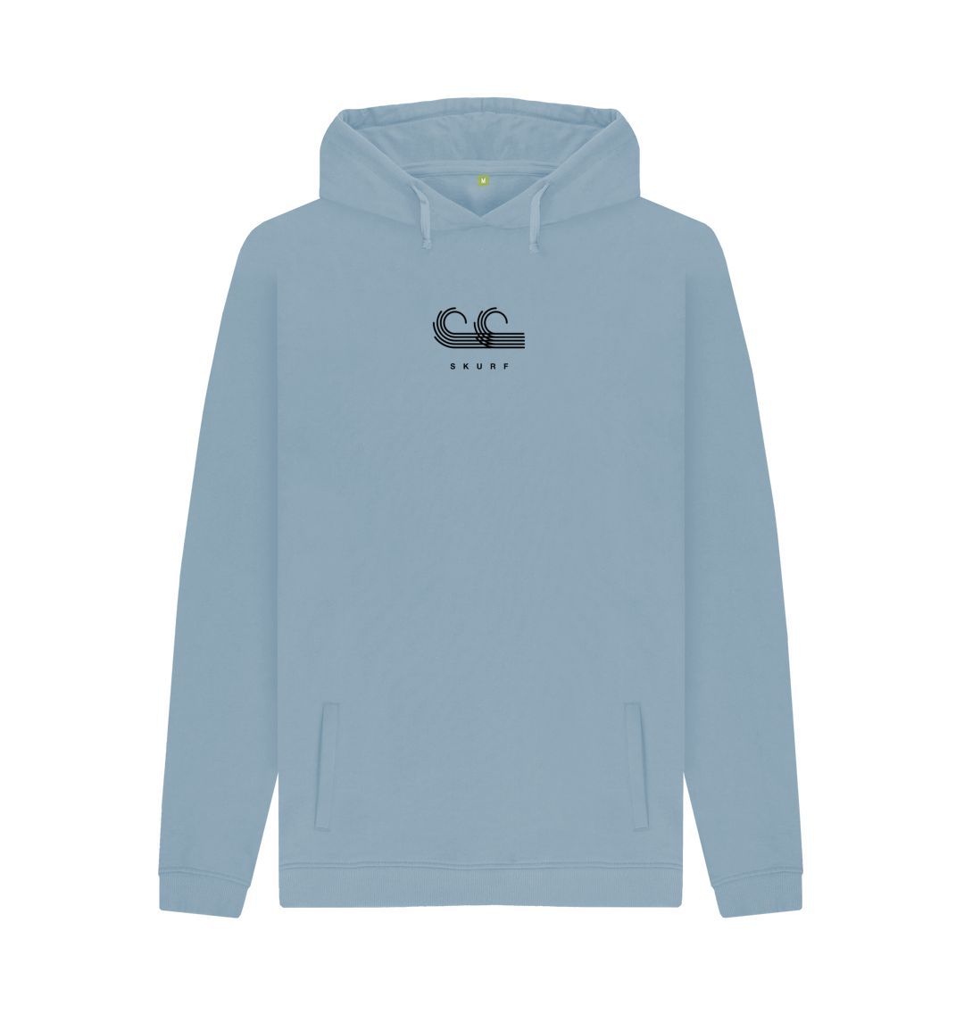 Stone Blue SKURF Mens Hoodies