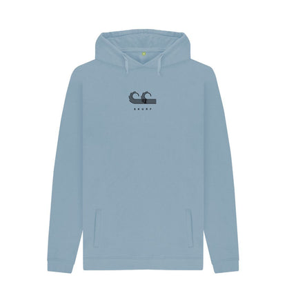 Stone Blue SKURF Mens Hoodies