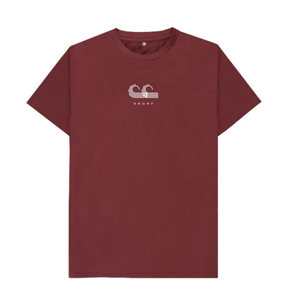 Red Wine Men's tee white logo